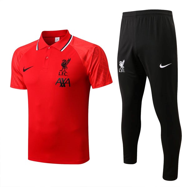 Polo Liverpool Conjunto Completo 2022/23 Rojo